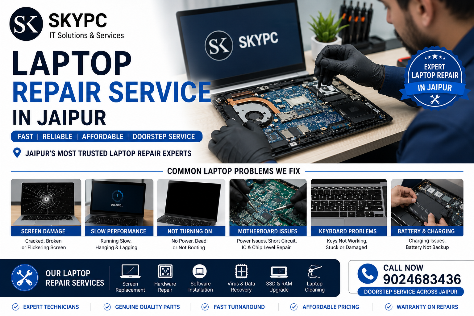 Best Laptop Repair Service in Jaipur