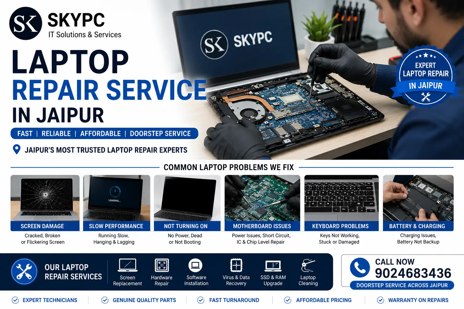 Best Laptop Repair Service in Jaipur